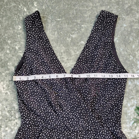 Sam Edelman Enchanted Kiss Polka Dot Black Jumpsuit - Picture 4 of 11